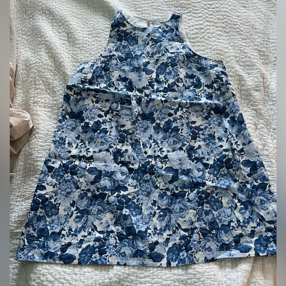 Blue floral Abercrombie dress